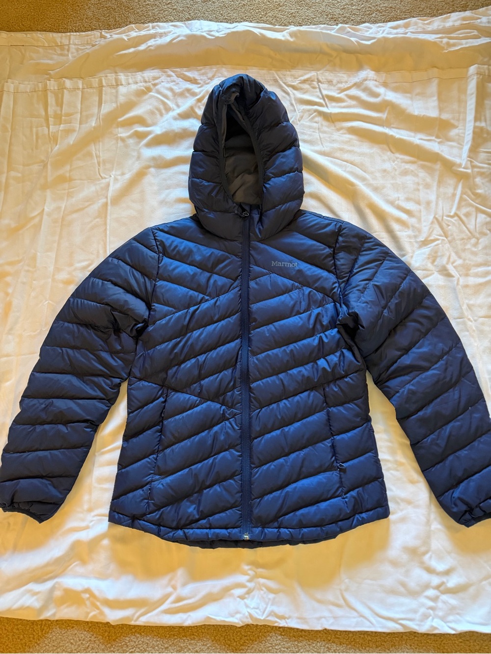 Marmot women’s down Blue Jacket